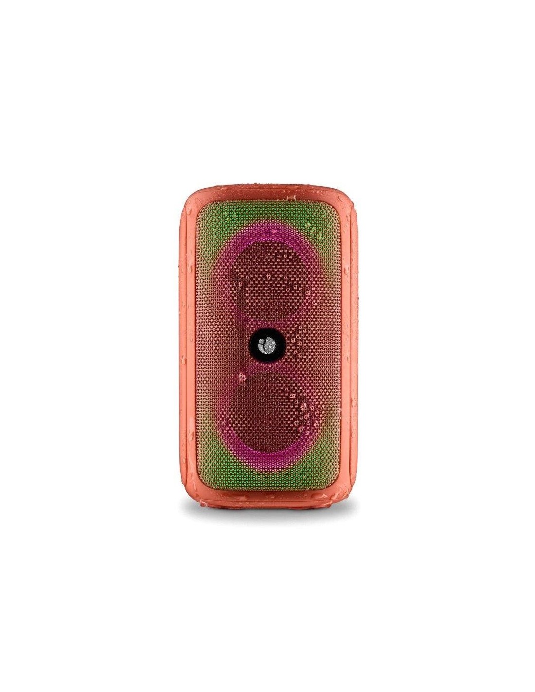 ALTAVOCES NGS ROLLER BEAST RGB PORTATIL WATERPROOF IPX5/BT/USB/AUX/FM CORAL