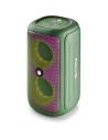 ALTAVOCES NGS ROLLER BEAST RGB PORTATIL WATERPROOF IPX5/BT/USB/AUX/FM GREEN