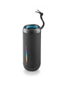 ALTAVOCES NGS ROLLER FURIA 2 RGB PORTATIL WATERPROOF IPX7/BT/USB/AUX BLACK