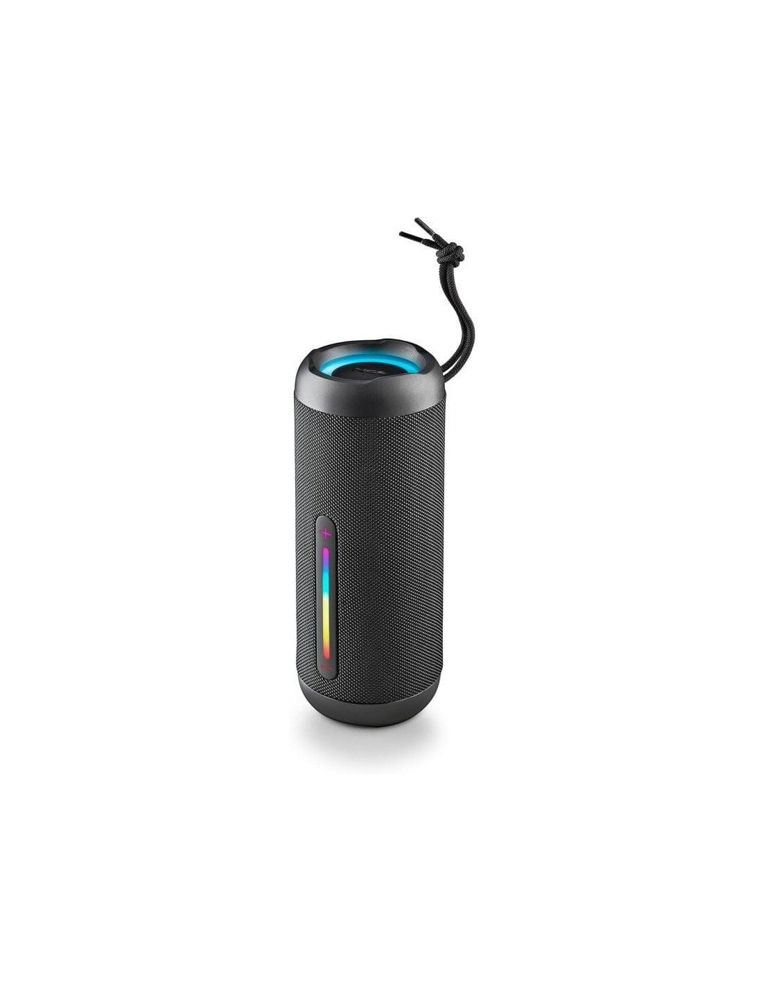 ALTAVOCES NGS ROLLER FURIA 2 RGB PORTATIL WATERPROOF IPX7/BT/USB/AUX BLACK