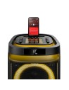 ALTAVOZ PHOENIX RUMBLEBOSS XL USB FM BT RGB 160W KARAOKE + 2 MICROFONO