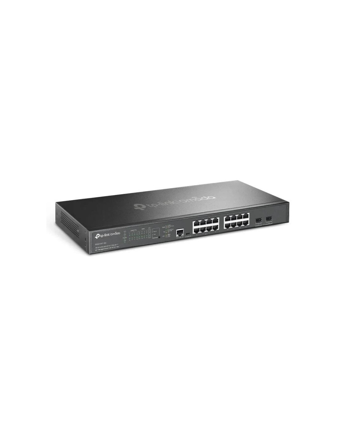 SWITCH TP-LINK OMADA L2+ 16 PUERTOS 2.5G + 2 SFP+ 10G 8 POE+
