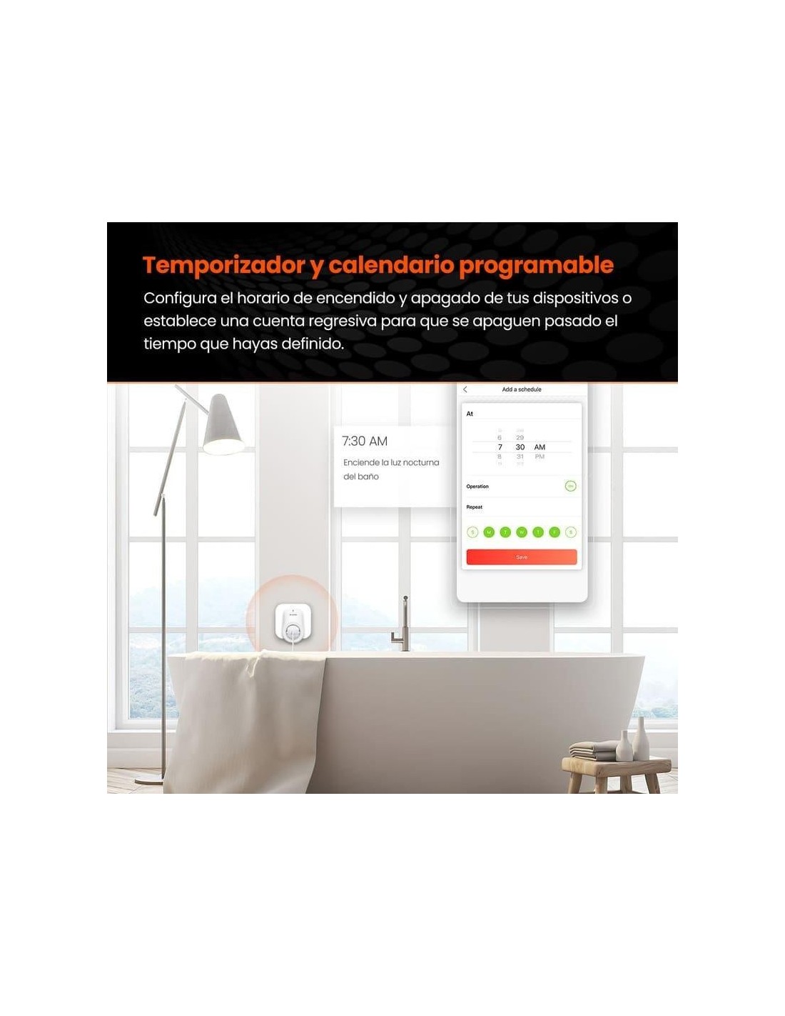 ENCHUFE INTELIGENTE TENDA SP3 WIFI 2.4GHZ ( PACK 4 UNIDADES )