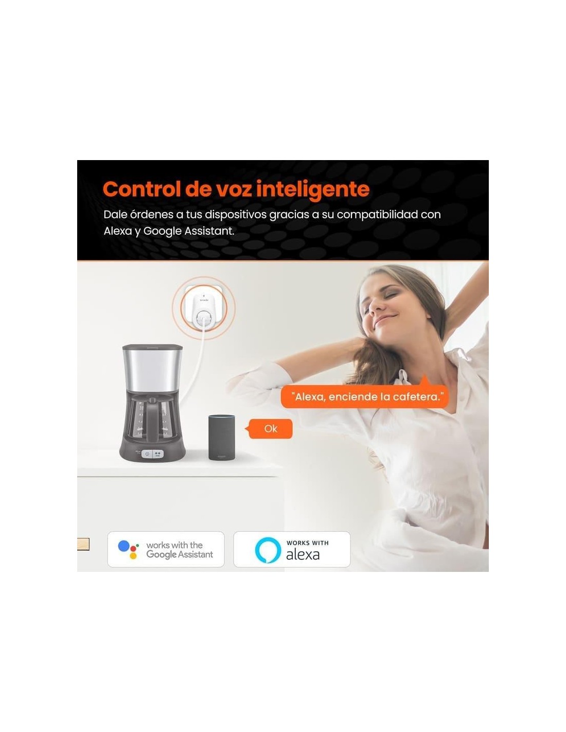 ENCHUFE INTELIGENTE TENDA SP3 WIFI 2.4GHZ ( PACK 4 UNIDADES )