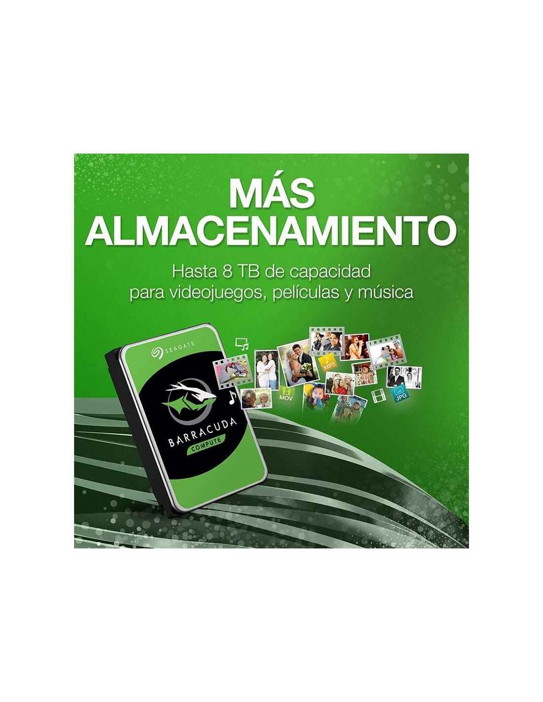 DISCO DURO SEAGATE 4TB 3,5 SATA BARRACUDA