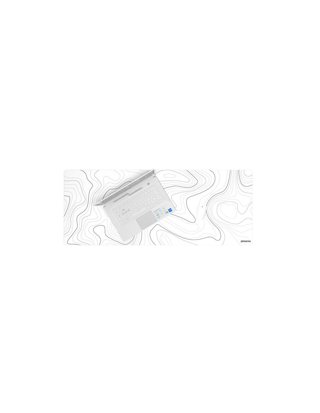 ALFOMBRILLA PHOENIX STRATOS 90CMX40CM WHITE
