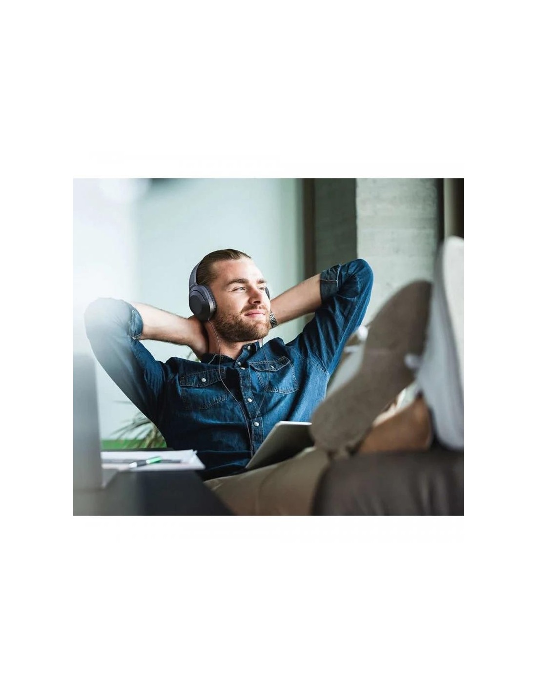 AURICULARES + MICROFONO PHILIPS TAH2005 JACK 3.5 BLACK