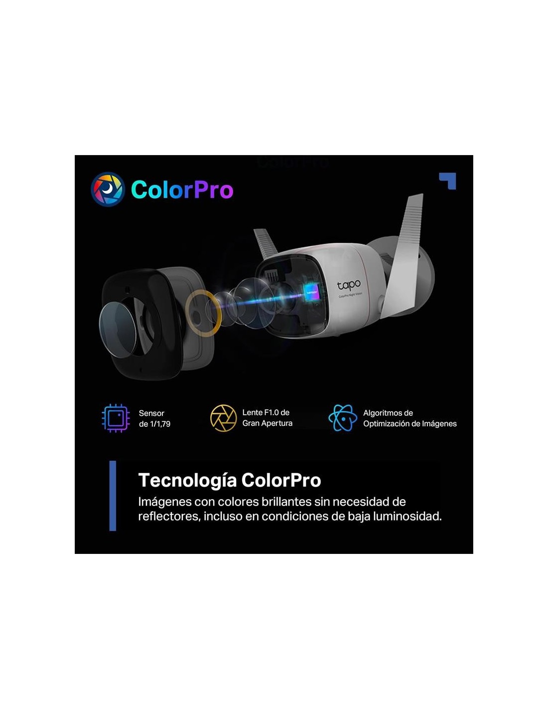 CAMARA IP TP-LINK TAPO C325WB WIRELESS QHD 2K 4MP EXTERIOR IP66