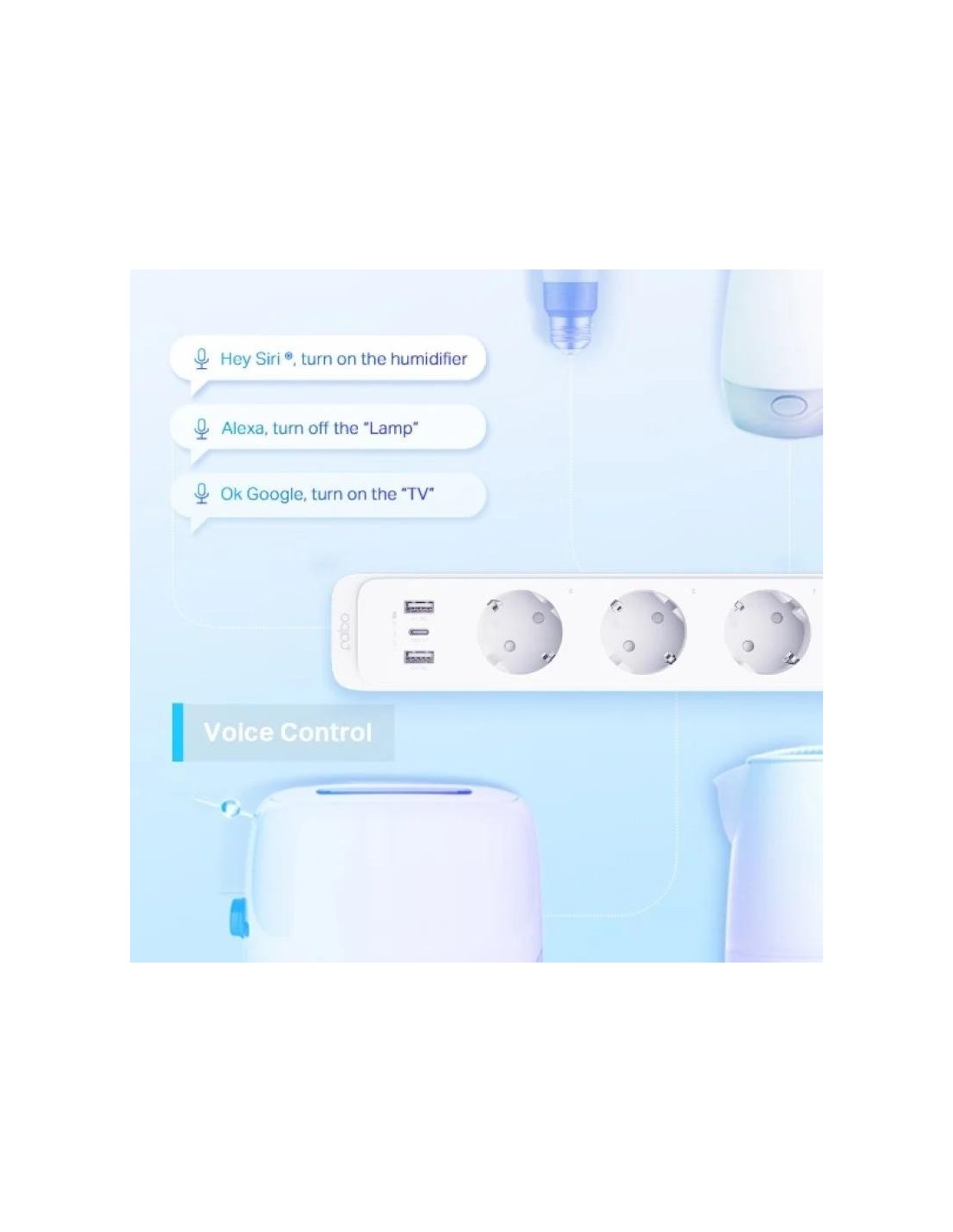 REGLETA ENCHUFE INTELIGENTE TP-LINK TAPO P300