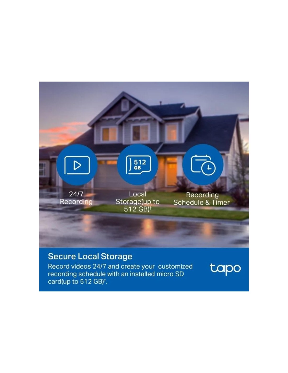 CAMARA IP TP-LINK TAPO C40 WIRELESS IP65 EXTERIOR