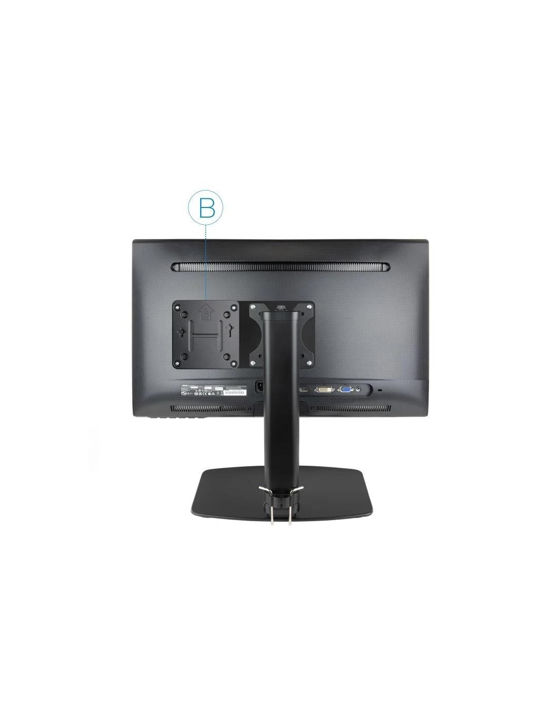 SOPORTE EN MONITOR PARA MINI PC TOOQ 3KG VESA BLACK