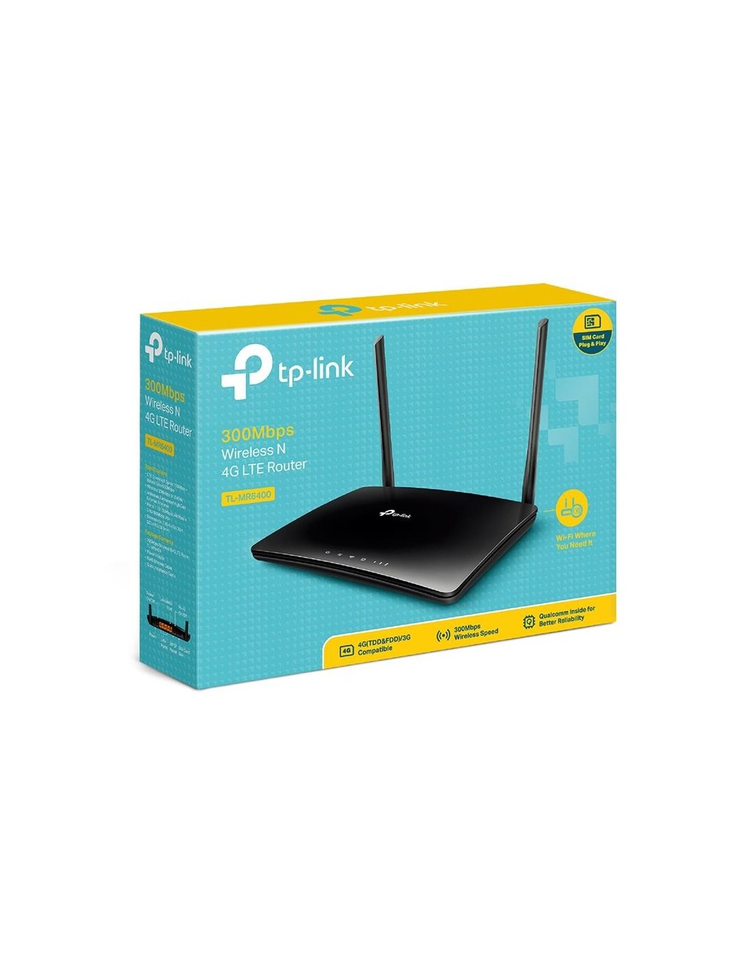 WIRELESS ROUTER TP-LINK TL-MR6400 3G/4G 300MBPS