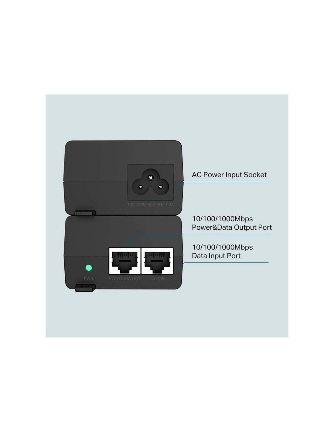 INYECTOR POE T-LINK 30W TL-POE160S