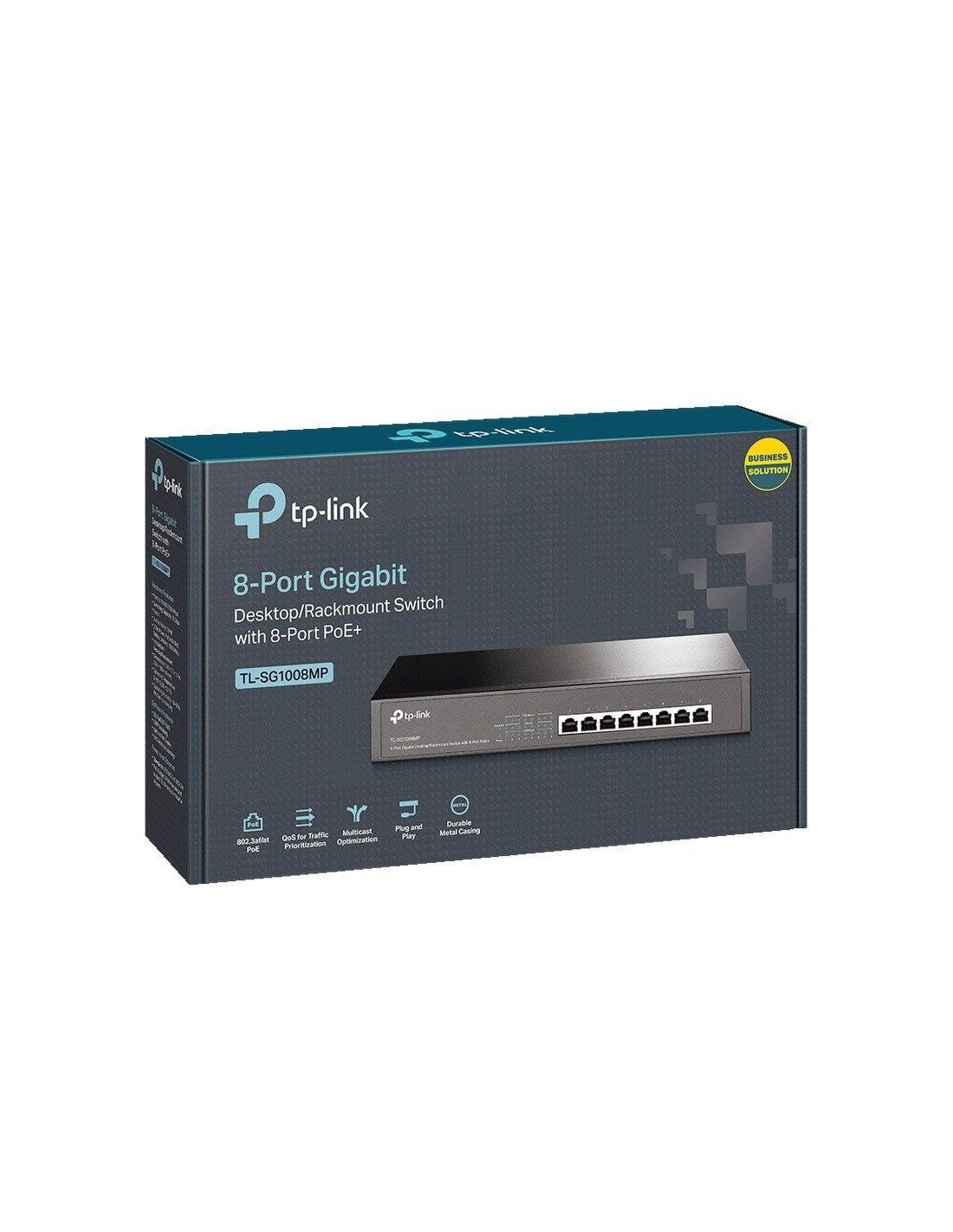 SWITCH TP-LINK GIGABIT 8 PUERTOS TL-SG1008P POE RACK