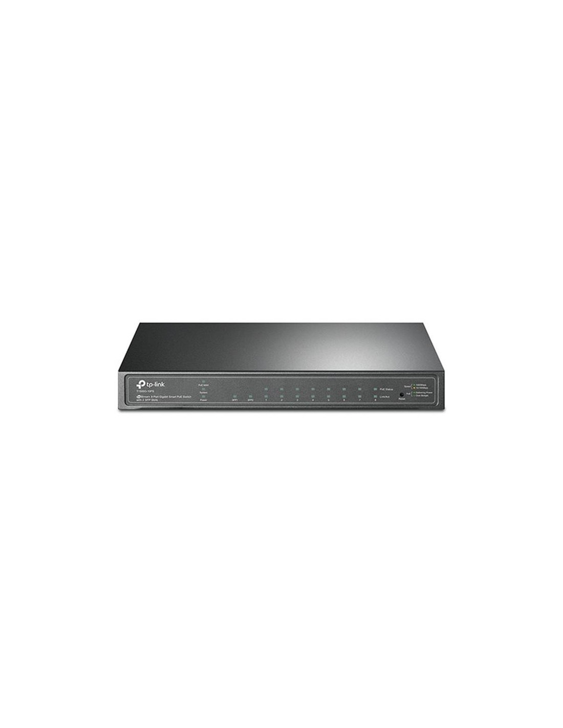 SWITCH TP-LINK GIGABIT 8 PUERTOS POE + 2 SFP TL-SG2210P