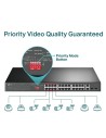 SWITCH TP-LINK GIGABIT 24 PUERTOS + 2 POE+ TL-SL1226P
