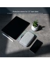 FUNDA TOOQ PARA DISCO DURO EXTERNO DE 2,5 GREY
