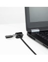 CABLE SEGURIDAD TOOQ PORTATIL CON LLAVE 1.5M BLACK