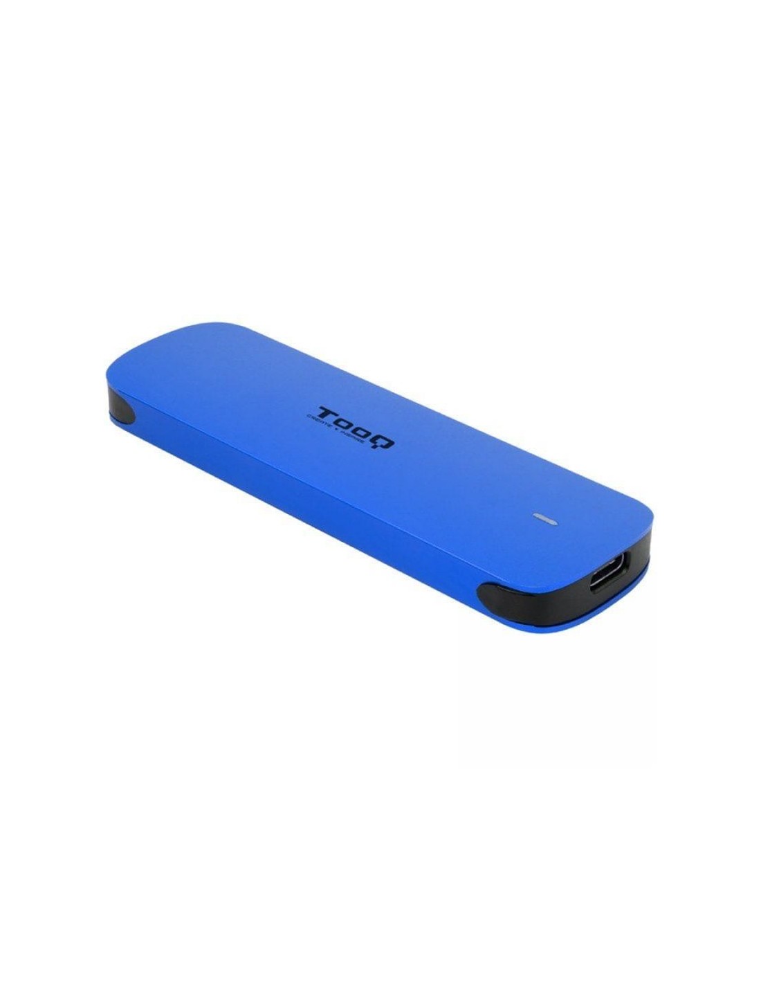 CAJA EXTERNA TOOQ ALUMINIO SSD M.2 NVME USB 3.1 BLUE