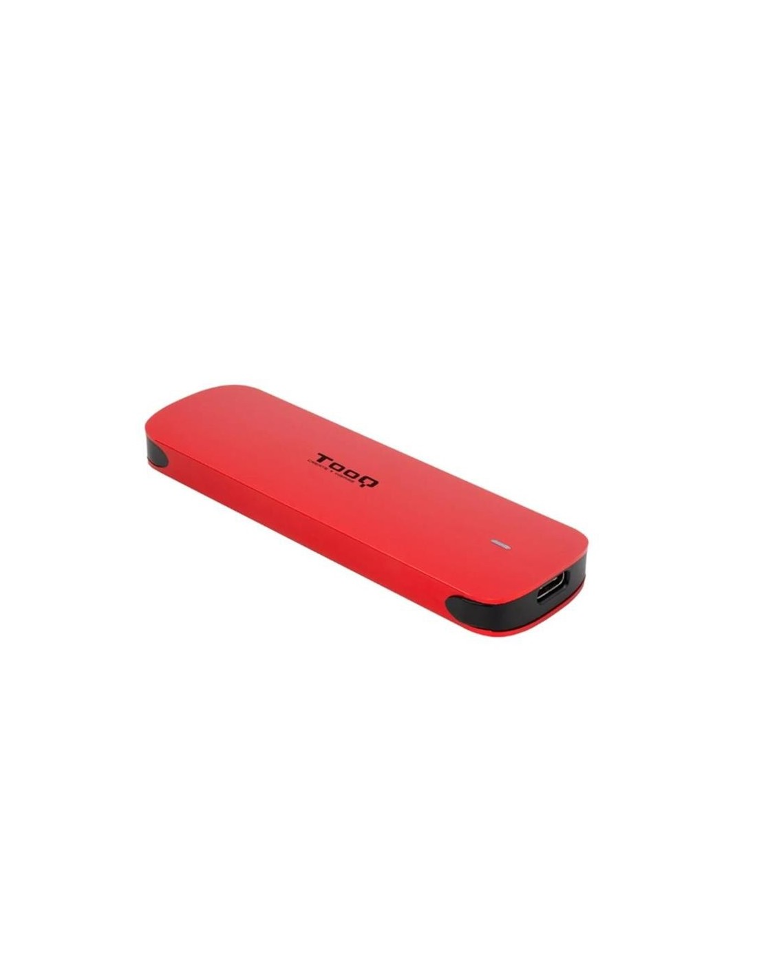 CAJA EXTERNA TOOQ ALUMINIO SSD M.2 NVME USB 3.1 RED