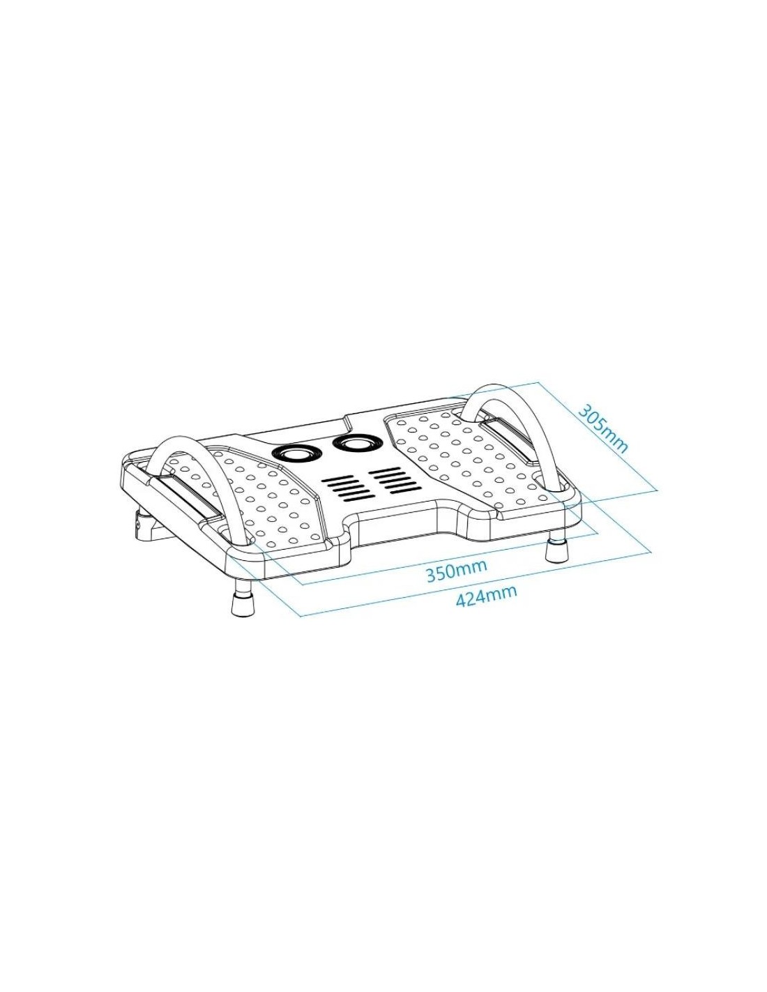 REPOSAPIES ERGONOMICO TOOQ CONFORT GREY