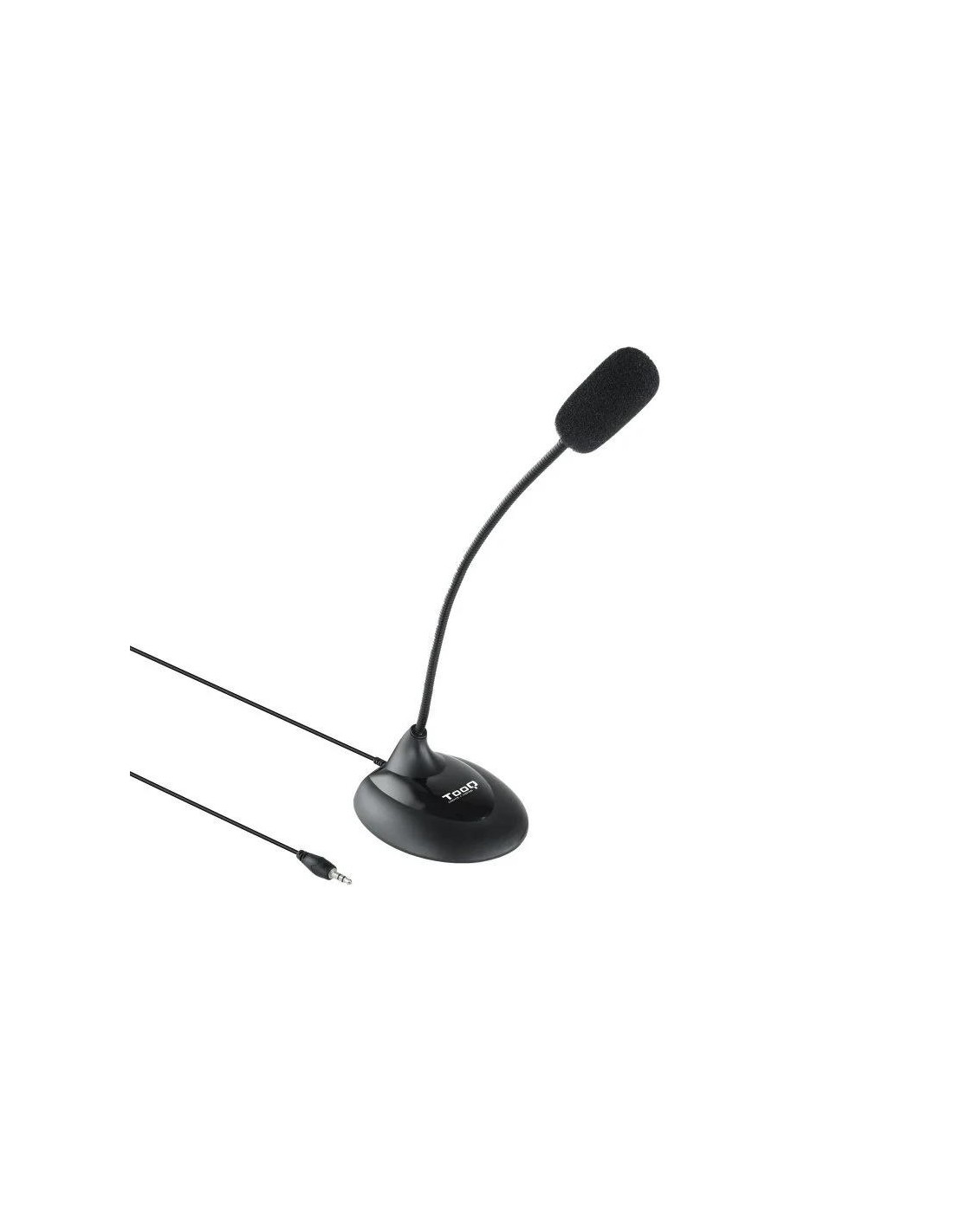 MICROFONO TOOQ DE ESCRITORIO FLEXIBLE CONFERENCIA 2M 3.5MM