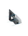 SOPORTE DE PARED UNIVERSAL TOOQ PARA ROUTER MINI PC MULTIMEDIA 5KG BLACK