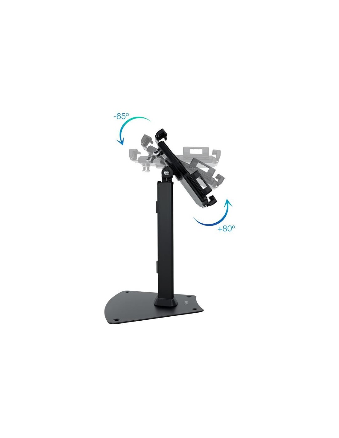 SOPORTE SOBREMESA TOOQ ANTIRROBO PARA TABLET 7.9-10.5 BLACK