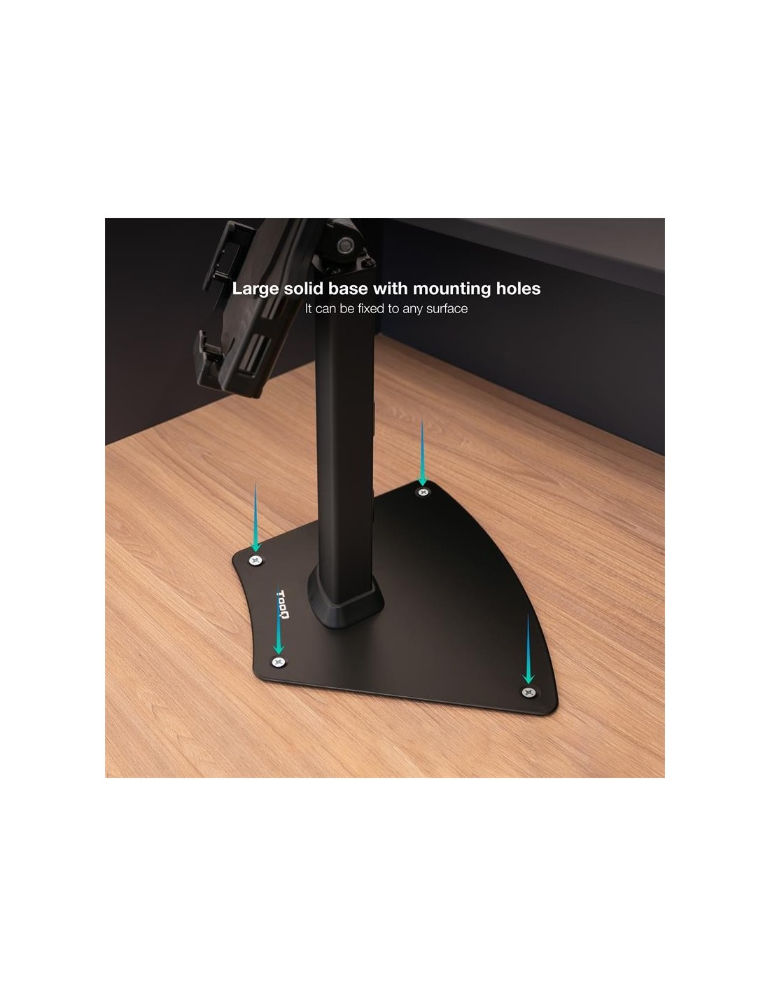 SOPORTE SOBREMESA TOOQ ANTIRROBO PARA TABLET 7.9-10.5 BLACK