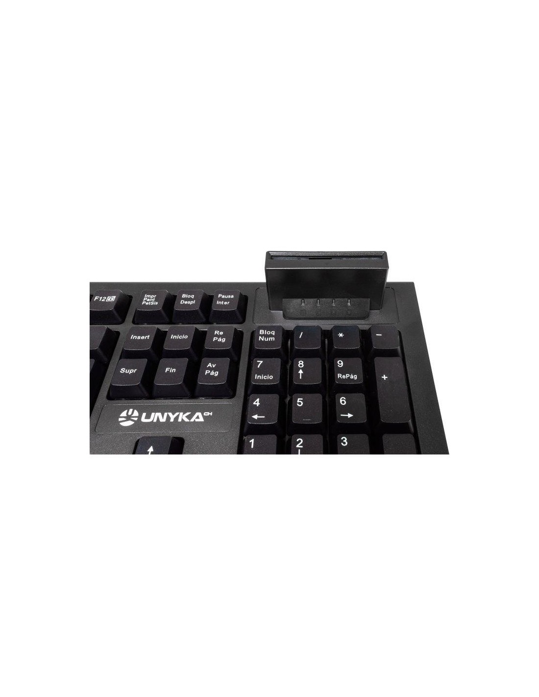 TECLADO + LECTOR UNYKA KB918 LECTOR INTELIGENTE TIPO PC/SC 2.0 DNIE SANITAR