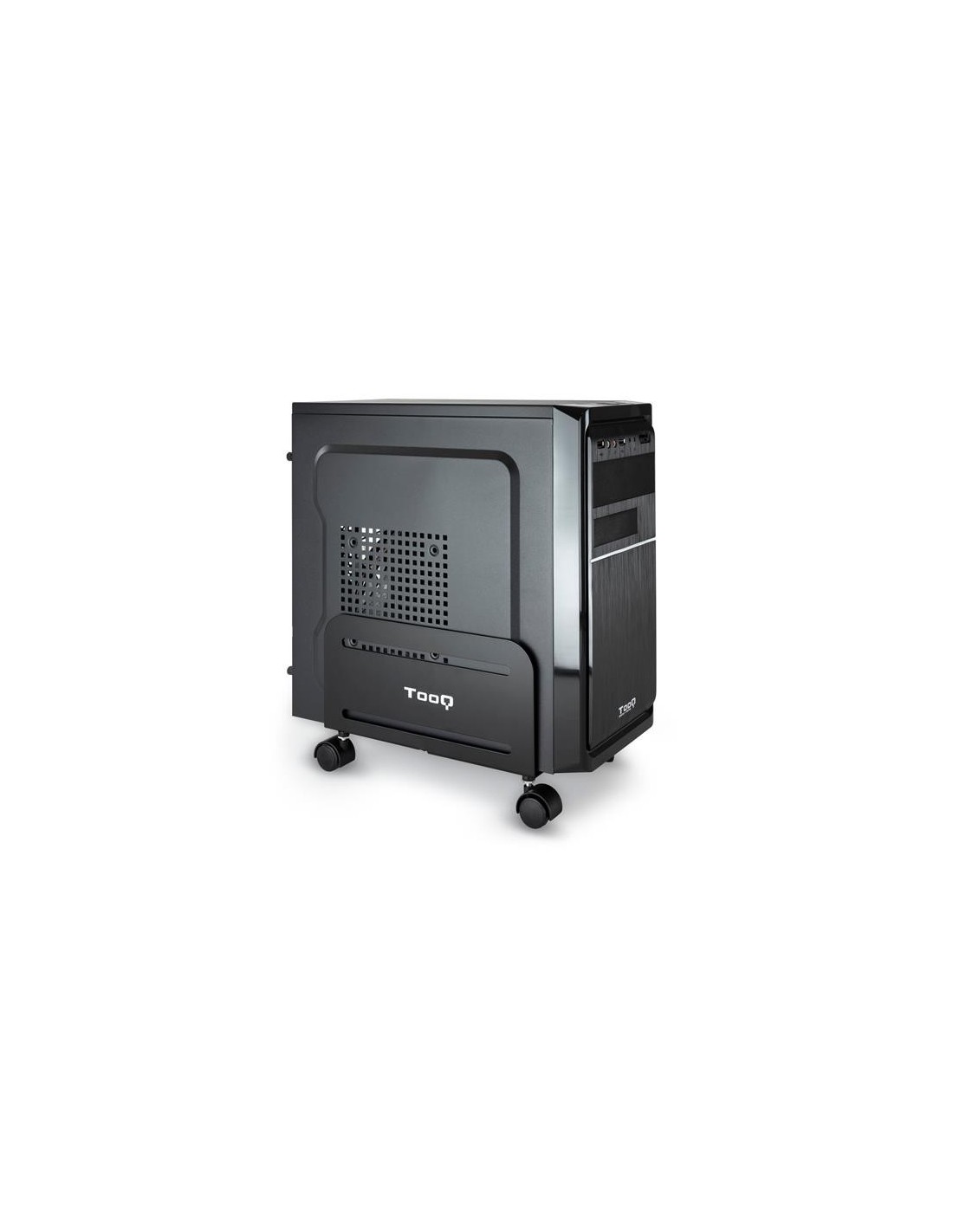 SOPORTE SUELO CON RUEDAS PARA CPU TOOQ BLACK