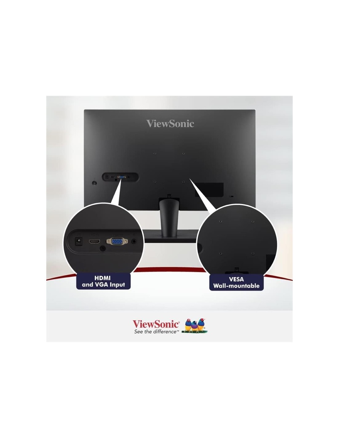 MONITOR VIEWSONIC 27 IPS FHD VGA HDMI VESA 3YR GARANTIA