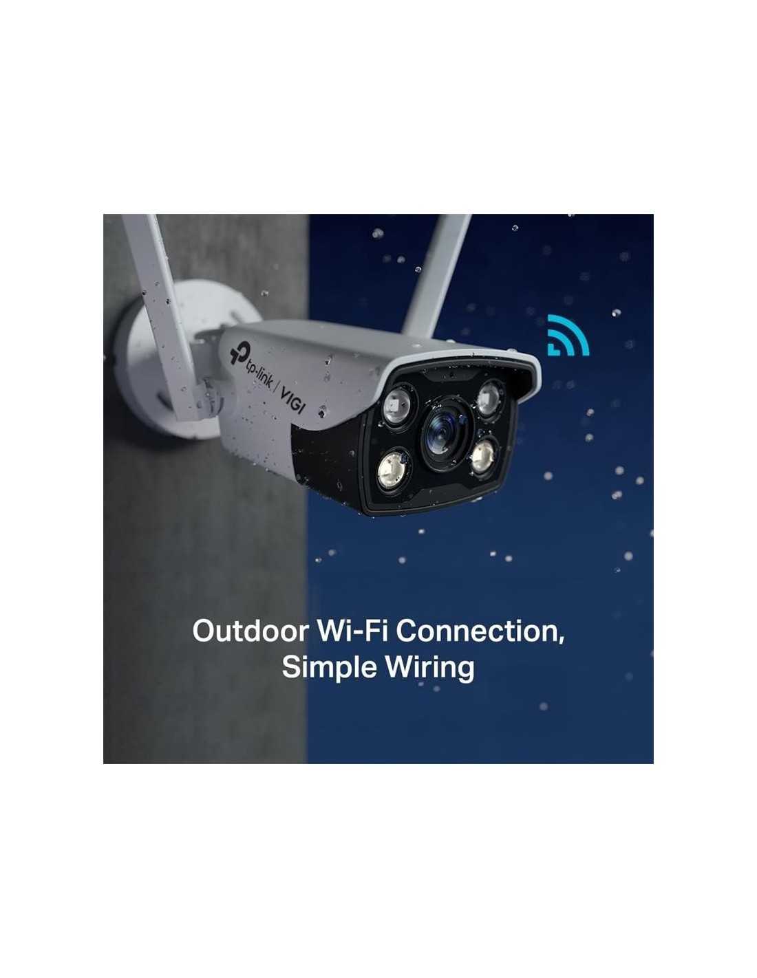 CAMARA IP TP-LINK VIGI BULLET 4MP 4MM IR 30M IP66 CC