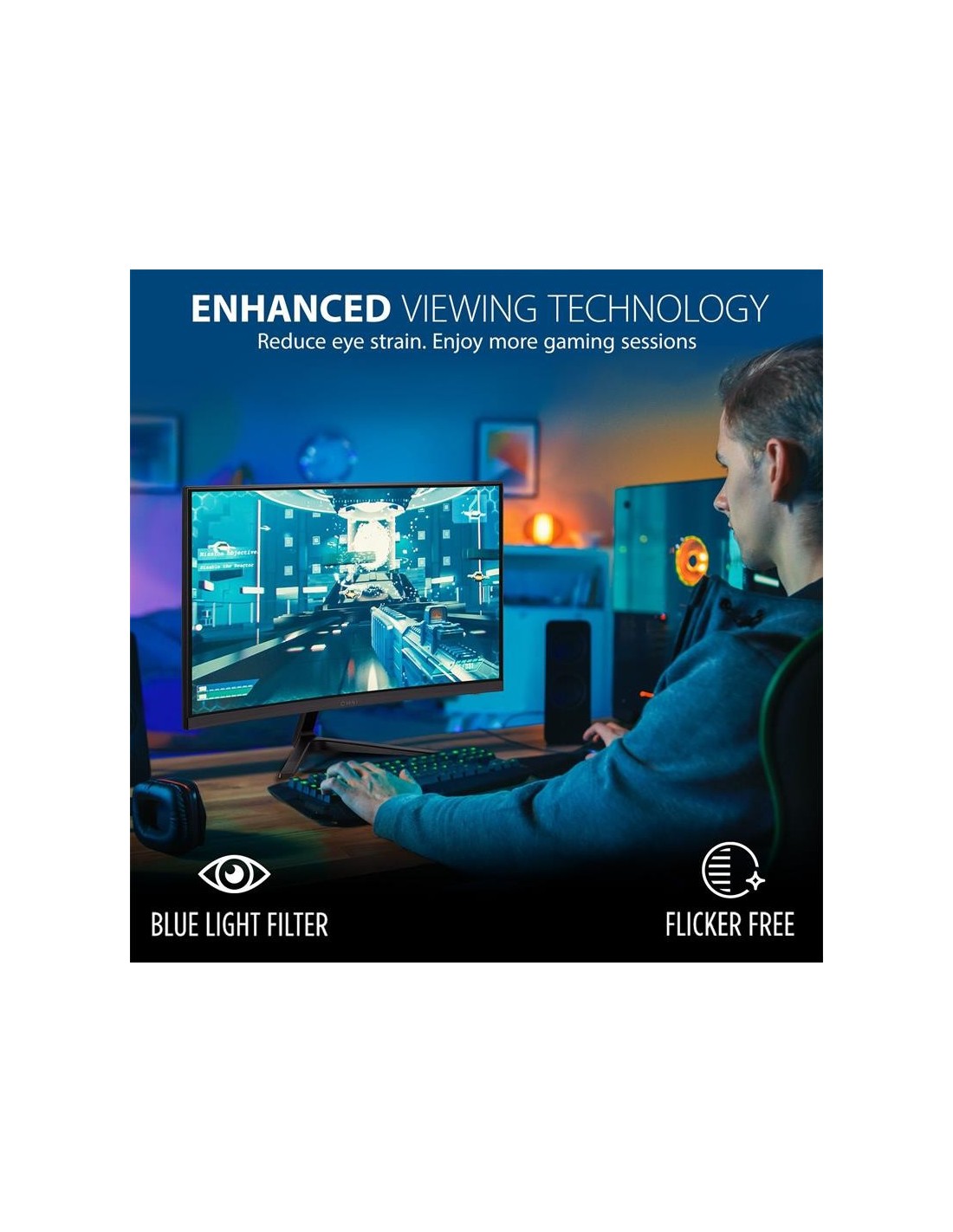 MONITOR VIEWSONIC 24 CURVO LED FHD HDMI DP 165Hz 3YR GARANTIA