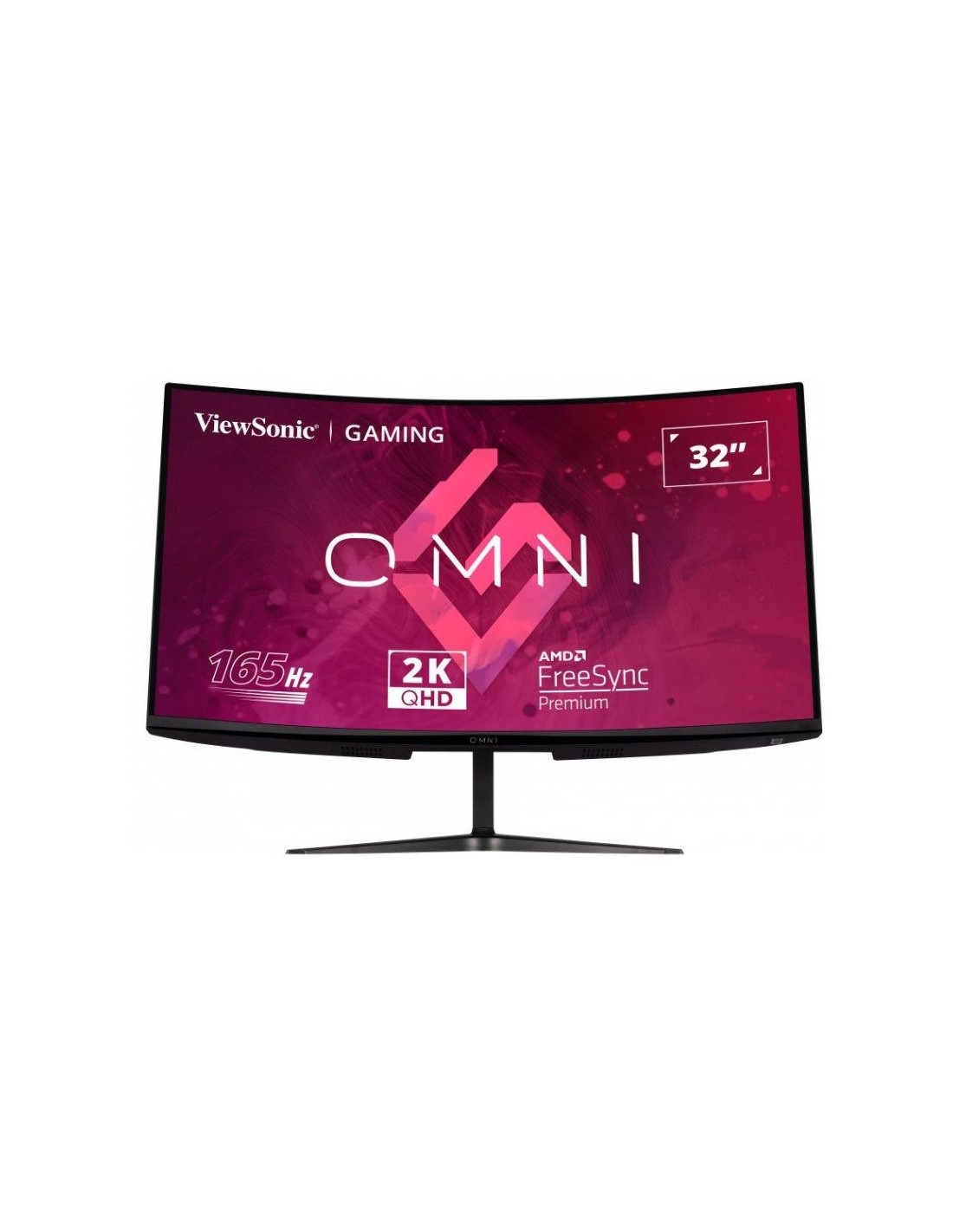 MONITOR GAMING VIEWSONIC 32” 165HZ QHD CURVO MULTIM ERGO HDMI DP 3YR GAR