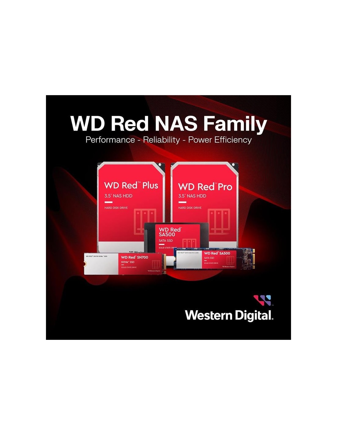 DISCO DURO WESTERN DIGITAL 6TB 3,5 RED PLUS NAS SATA3 256MB