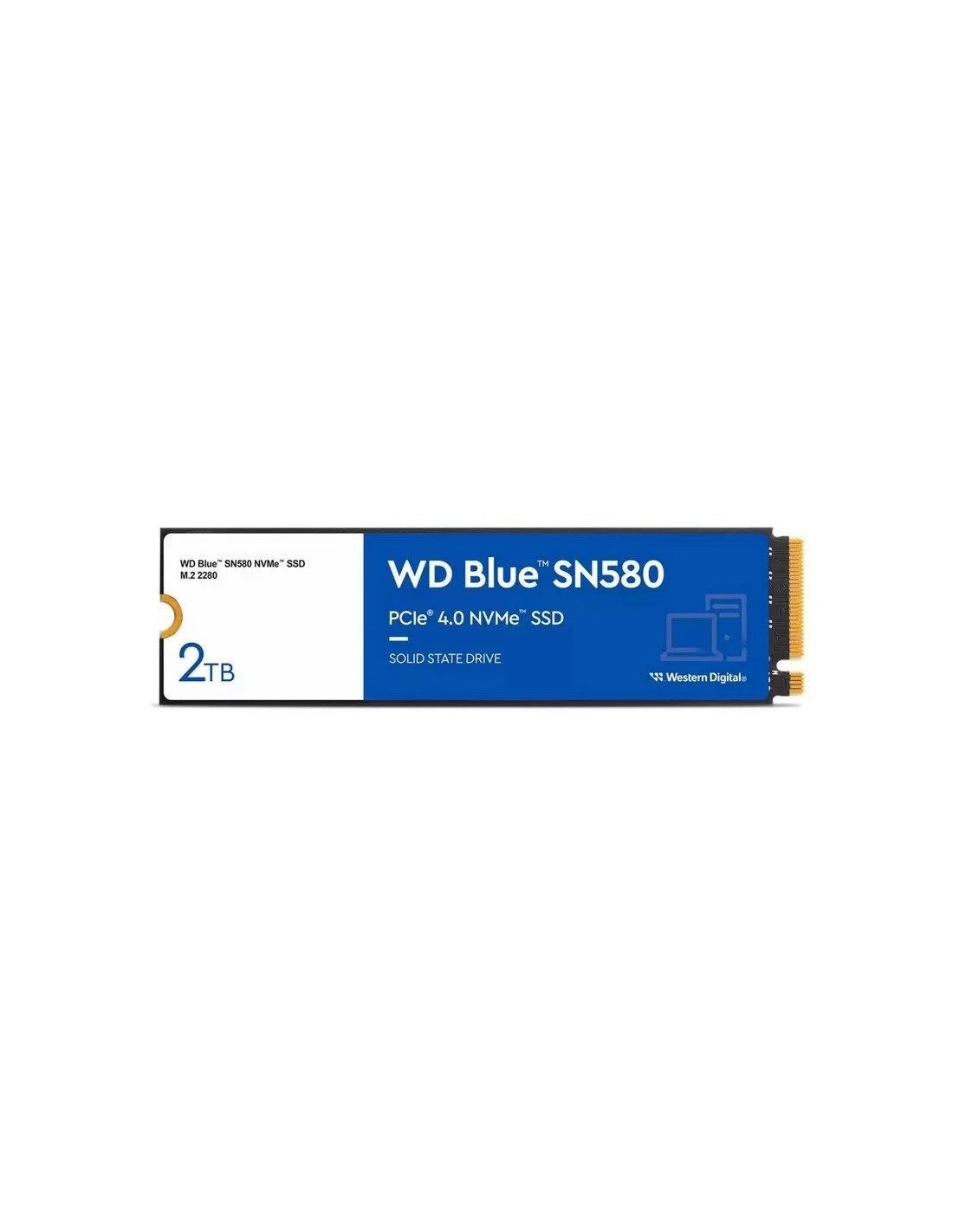 DISCO DURO WESTERN DIGITAL BLUE 2TB M2 2280 NVME PCIE 4.0