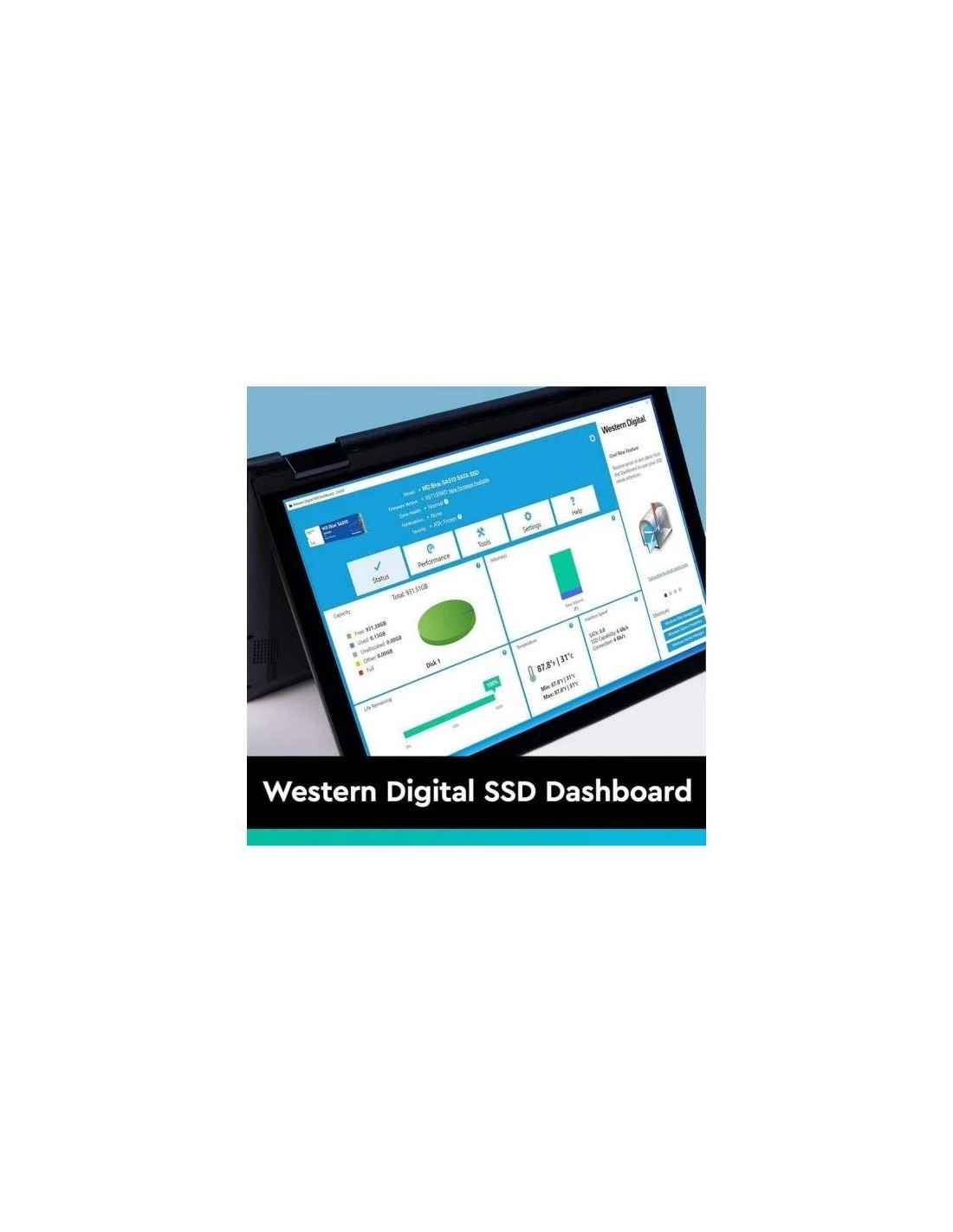 DISCO DURO SSD WESTERN DIGITAL 4TB BLUE SA510 2.5 SATA