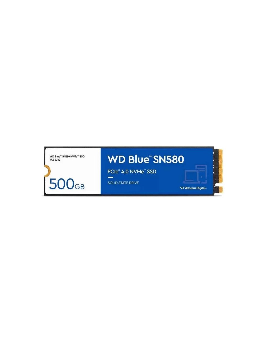 DISCO DURO SSD WESTERN DIGITAL BLUE SN580 500GB M2 NVME PCIE M.2 2280