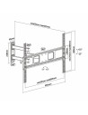 SOPORTE PARED TV MONITOR AISENS 37-70 35KG BLACK