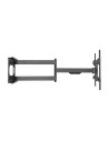 SOPORTE PARED TV/MONITOR AISENS 43-80 50KG GIRATORIO INCLINABLE BLACK