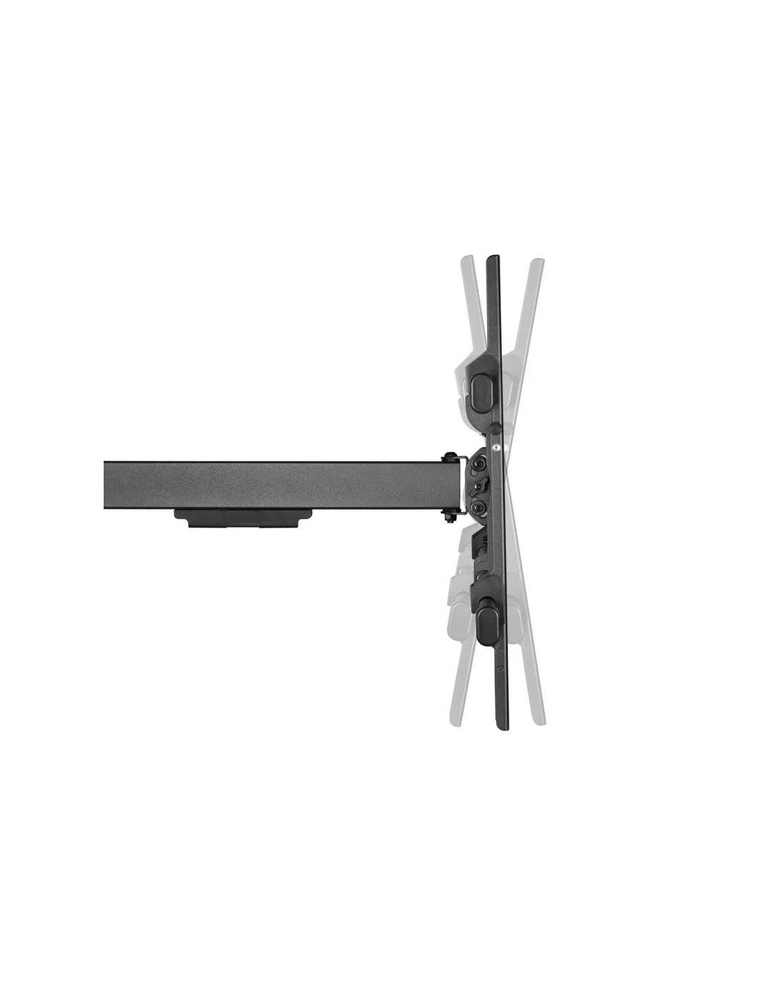 SOPORTE PARED TV/MONITOR AISENS 43-80 50KG GIRATORIO INCLINABLE BLACK