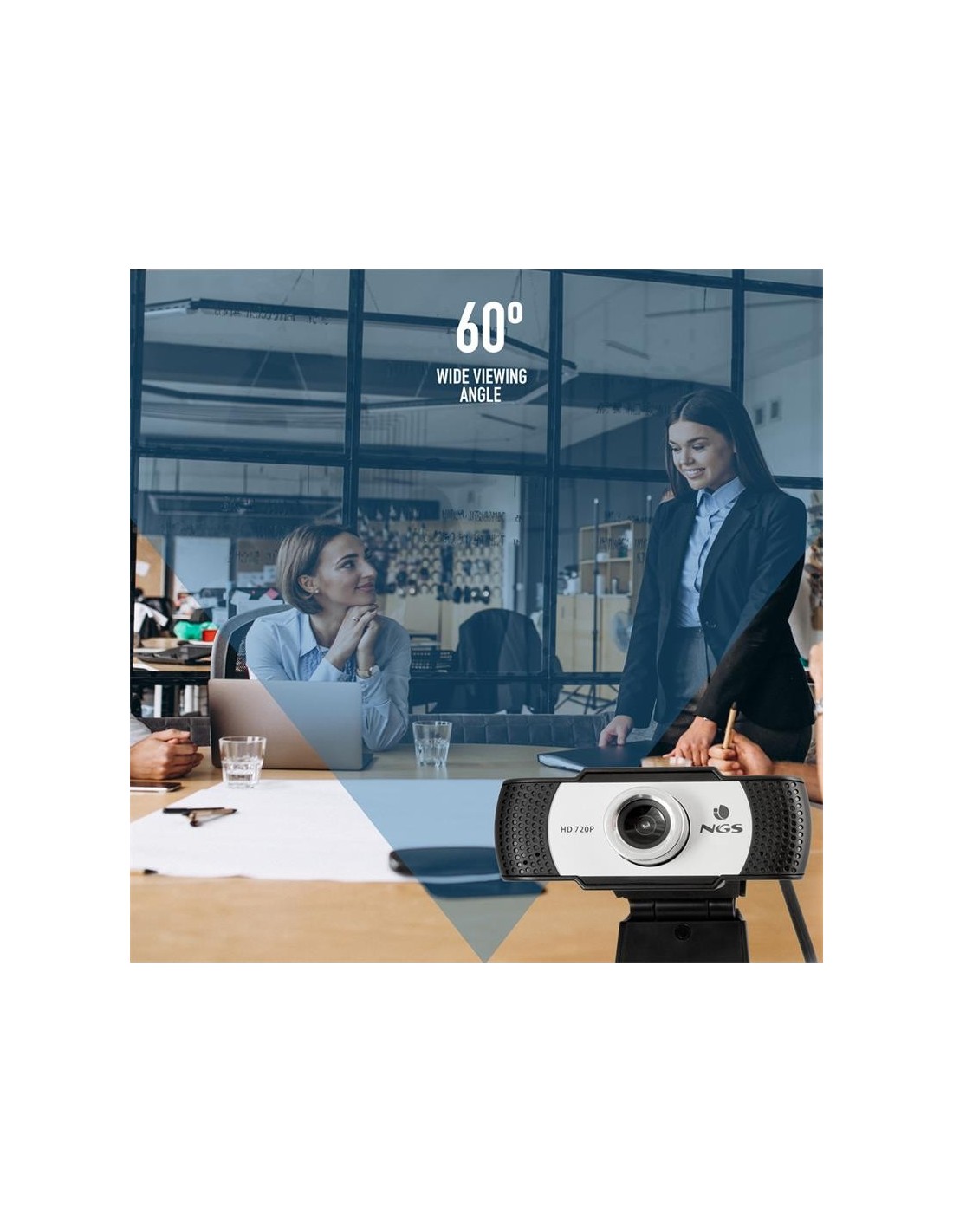 WEBCAM NGS XPRESS CAM 720P HD USB WHITE/BLACK