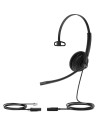 MICROAURICULAR YEALINK LITE MONO RJ9 MONOAURAL BLACK