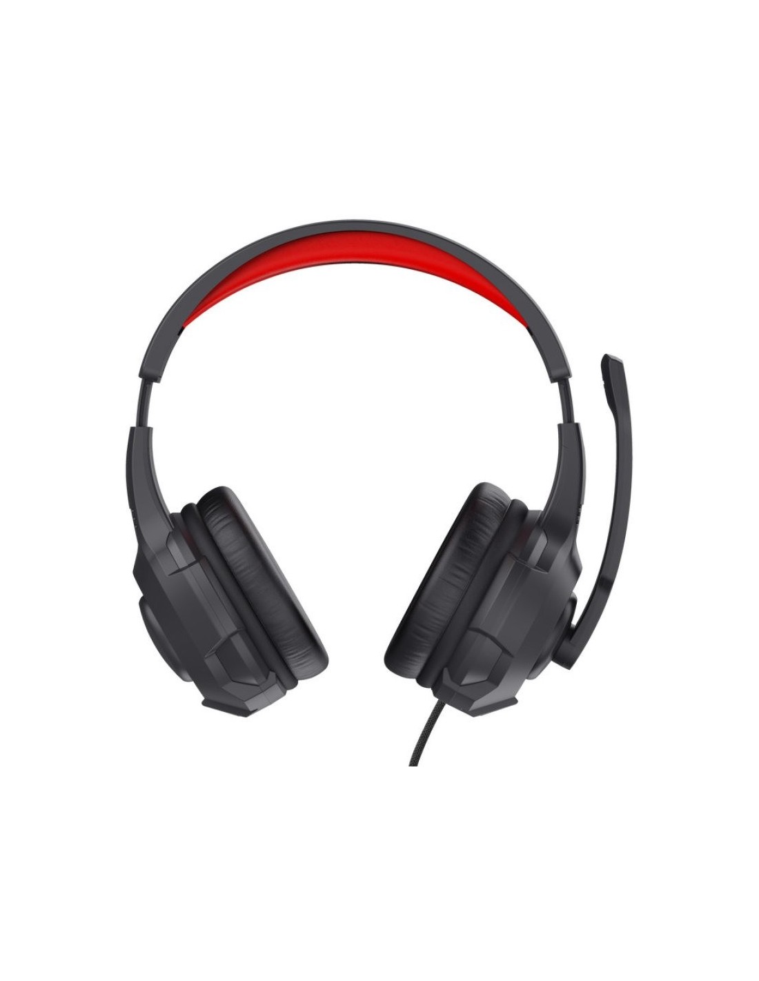 AURICULARES + MICROFONO TRUST HEADSET JACK 3,5MM BLACK/RED