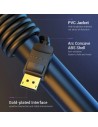 CABLE DISPLAYPORT 1.2 4K VENTION DP/M - DP/M 3M BLACK