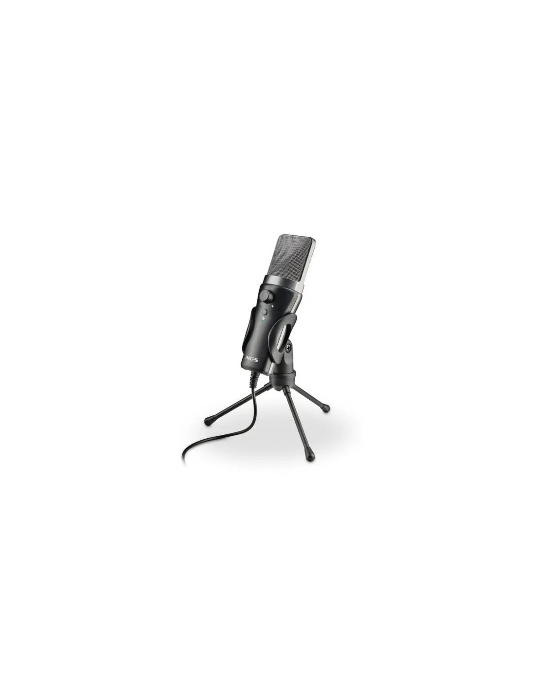MICROFONO NGS MS120USB USB TRIPODE BLACK