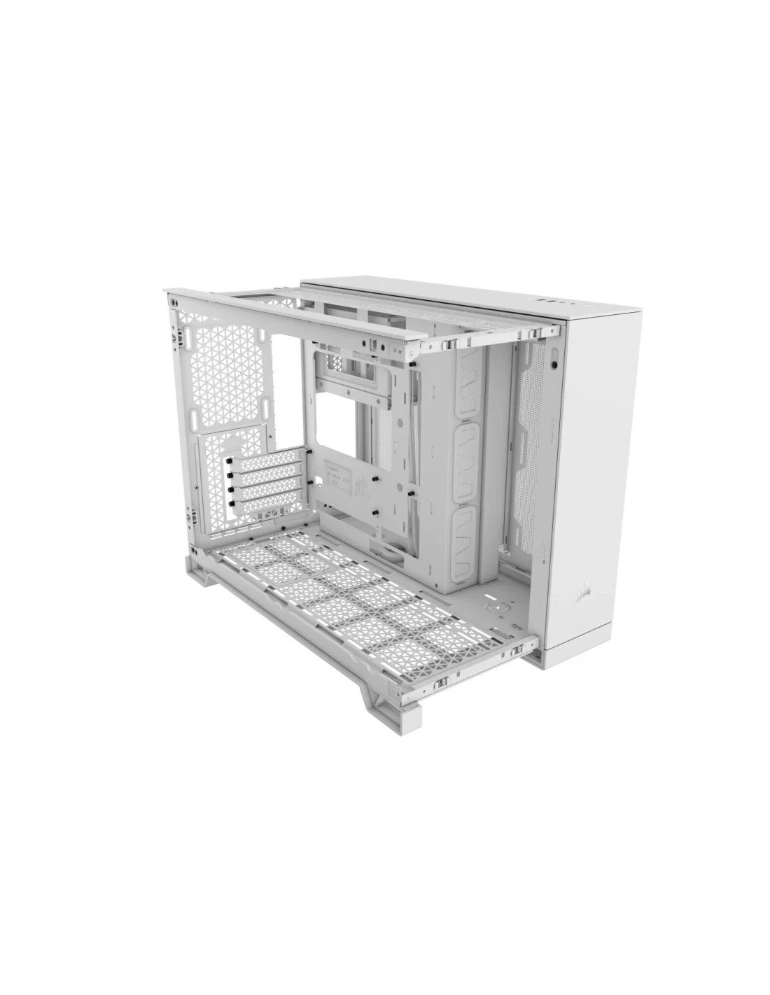 CAJA ORDENADOR GAMING CORSAIR 2500X CRISTAL TEMPLADO WHITE