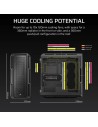 CAJA ORDENADOR GAMING CORSAIR 5000T CRISTAL TEMPLADO BLACK