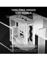 CAJA ORDENADOR GAMING CORSAIR 5000T CRISTAL TEMPLADO WHITE